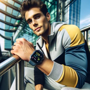 Artikkelikuva älykellosta kuntoilijalla